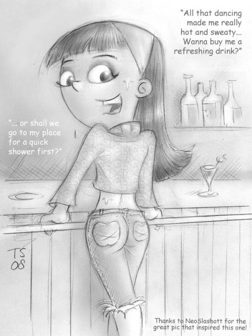 500px x 666px - Trixie Tang shows off her nice round booty to anybody willing to see â€“  Fairly Odd Parents Hentai